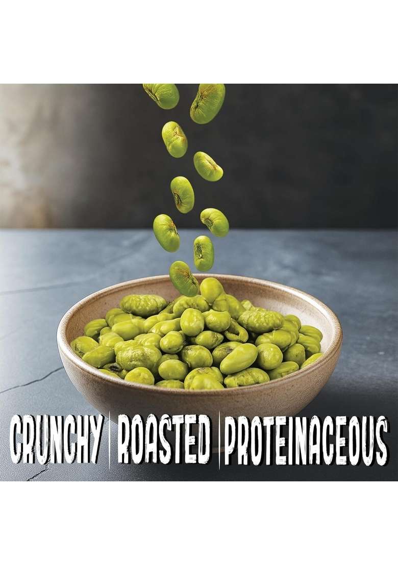 NUTRIROOTZ Roasted Edamame Beans | 26g PROTEIN Sea Salt Flavor Highest Super Snack Not Fried Keto Friendly Gluten Free Vegan Plant Based Healthy (60 G, Salt) - Indya