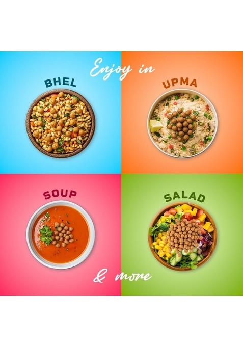 PROMUNCH Roasted Soya Snack | High-Protein Healthy Gluten-Free (Cheese and Onion-3, Peri Peri-3, Noodle Masala-3) 30g Each