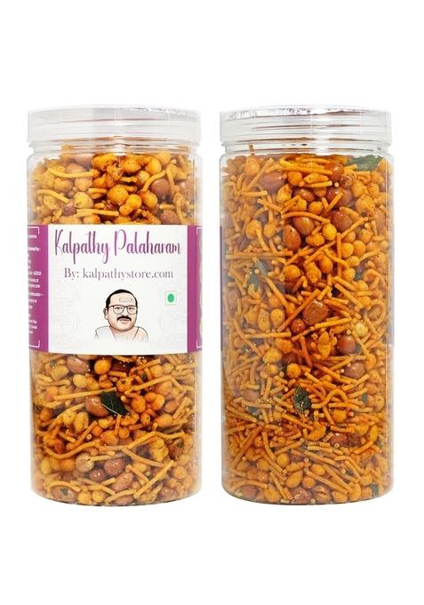 KALPATHYSTORE Kerala Mixture | Traditional Spicy South Indian Snack Crunchy Tea-Time Mix 300g Pack