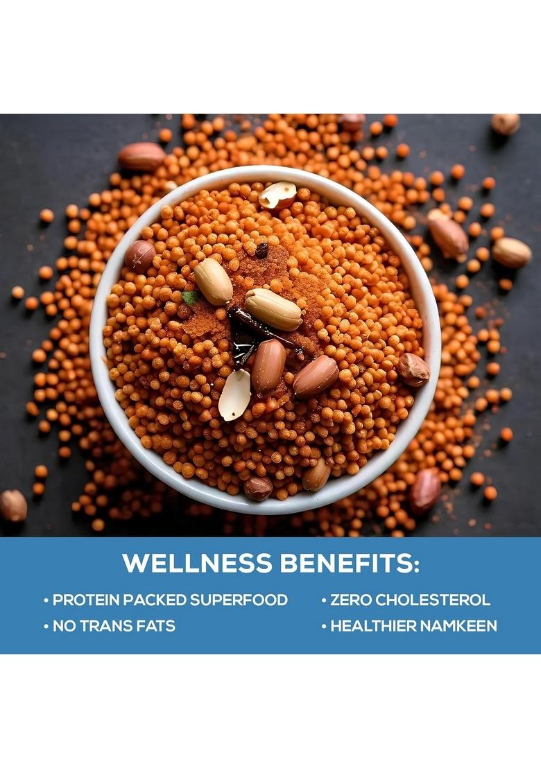 EAT Anytime Magic Masala Millet Chivda | Flavor-Packed, Guilt-Free Snack Crafted with Roasted Aromatic Spices & A Crunchy Twist for Your Perfect Time Indulgence (Pack of 1)