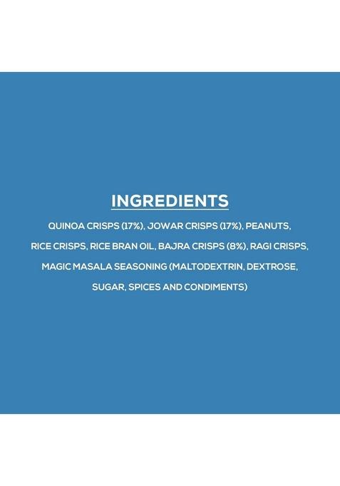 EAT Anytime Magic Masala Millet Chivda | Flavor-Packed, Guilt-Free Snack Crafted with Roasted Aromatic Spices & A Crunchy Twist for Your Perfect Time Indulgence (Pack of 1)