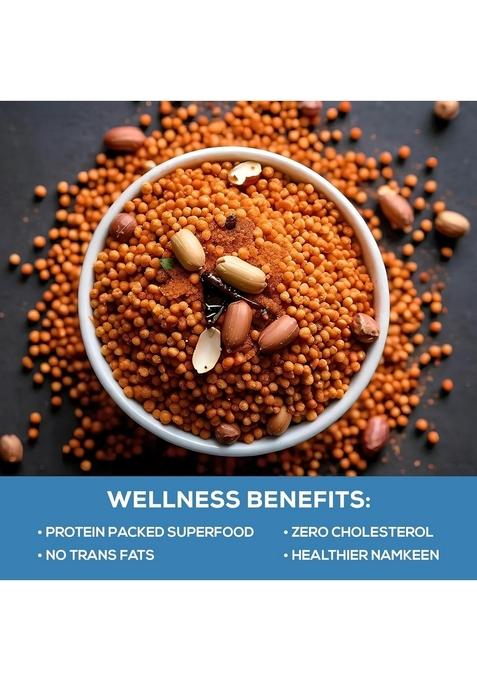 EAT Anytime Magic Masala Millet Chivda | Flavor-Packed, Guilt-Free Snack Crafted with Roasted Aromatic Spices & A Crunchy Twist for Your Perfect Time Indulgence (Pack of 1)