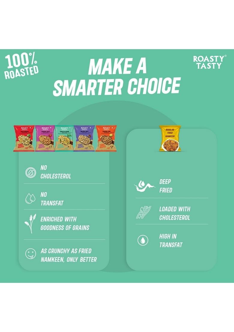Roasty Tasty Roasted Snacks Millet Namkeen Combo