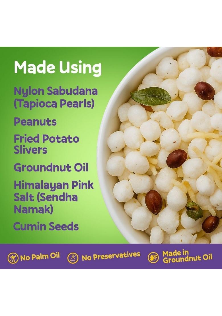 MAMANOURISH Farali Chivda Namkeen 200g | Gluten-free, Healthy Snacks for Fasting & Tea-Time Crunchy