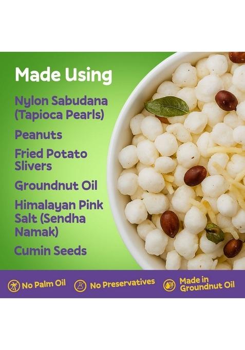 MAMANOURISH Farali Chivda Namkeen 200g | Gluten-free, Healthy Snacks for Fasting & Tea-Time Crunchy