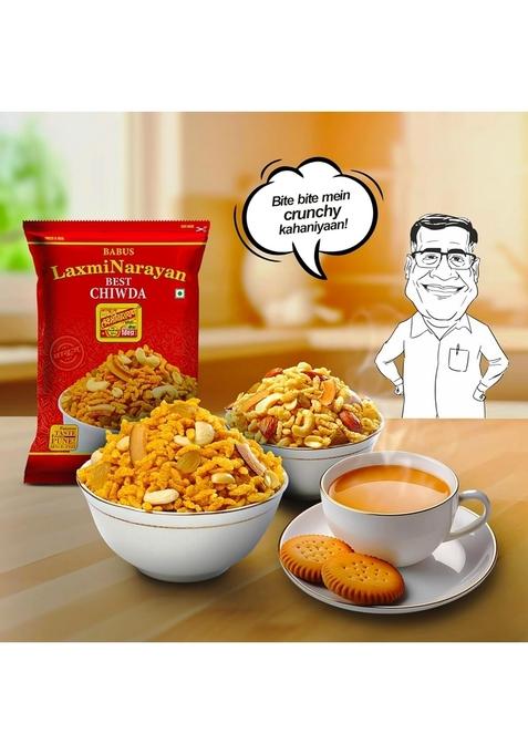 BABUS LAXMINARAYAN Fresh & Delicious Combo Of Poha Chiwda Cornflakes (2 Count)_1 Kg