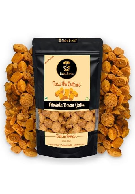 Being Bania Masala Besan Gatta, 250g | Homemade Rajasthani Gatte Sabzi Marwari Gatta Healthy and Protein Rich
