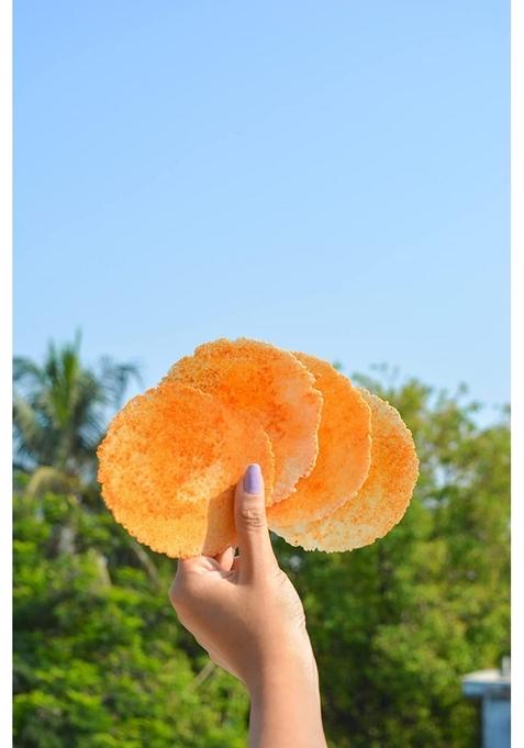 Snackible MU(N)CH BETTER Crispy Cheese & Tomato Dosa Khakhra (Pack of 4) 4x100gm | Indian Healthy Snack Made with Ragi Ready to Eat Source Protein No Palm Oil Rich in Dietary Fibre Zero Trans Fat