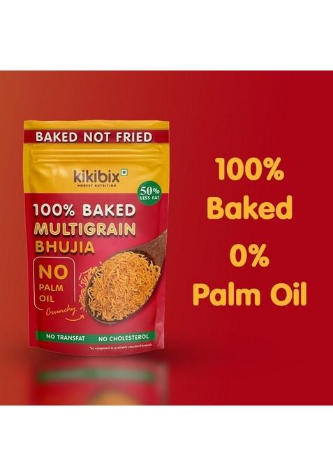 KIKIBIX Assorted Millet Bhujiya Namkeen Combo, Low Calorie, Chatpata Masala, Healthy Fat, Non Fried Diet Snacks, Diabetic Friendly, Gluten Free Mixtures, Fast, Upwas Snack, Baked, Pack of 2