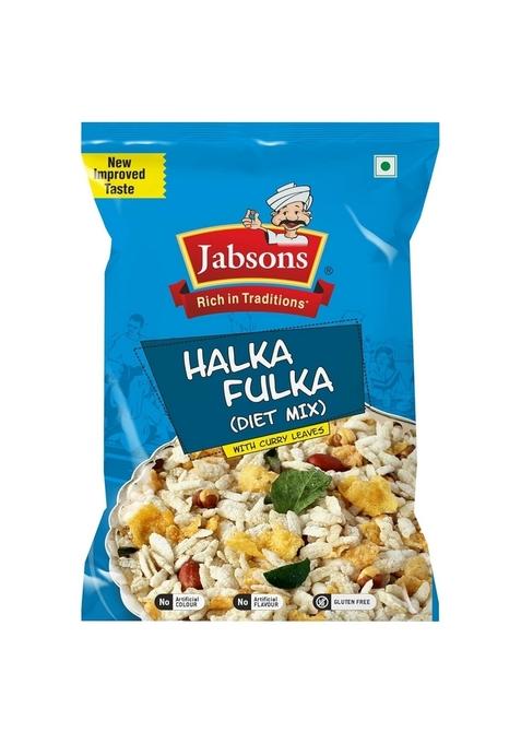 Jabsons Halka Fulka Light and Diet Mixture - 120g | Namkeen Snack Healthy Chiwda, Zero Trans Fat