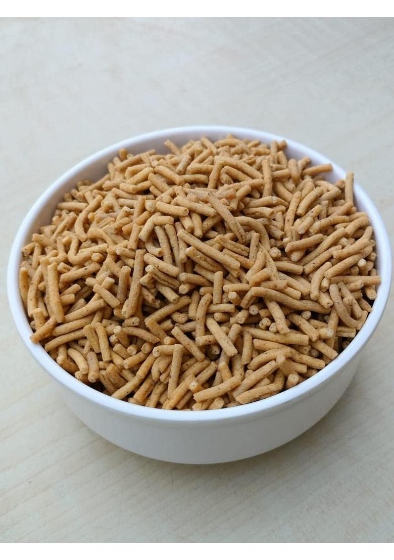 KUNDAN NAMKEEN Laung Sev Crispy & Crunchy Barik Snacks for Foodie Indian, 500gm (Pack of 1)