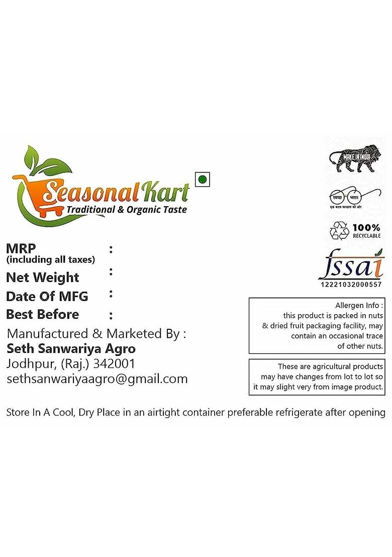 SEASONALKART Seasonal Kart Masala Green Matar/Roasted Peas Spicy & Crunchy 400 gms |Roasted Masala|Chemical Free|Spicy Healthy Indian Snacks | No Added Preservatives|