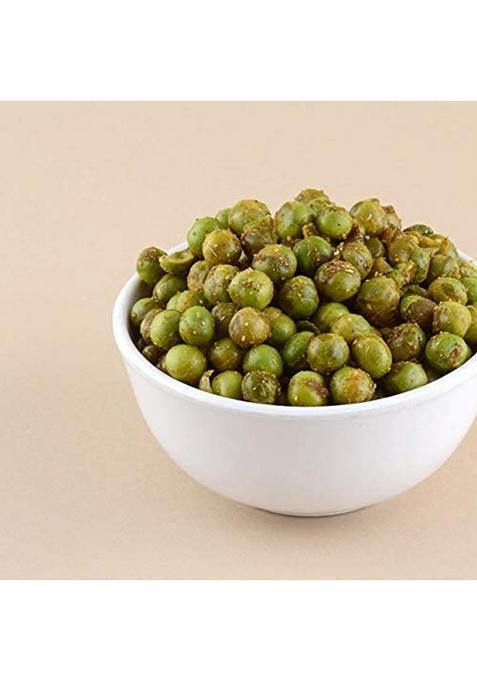 SEASONALKART Seasonal Kart Masala Green Matar/Roasted Peas Spicy & Crunchy 400 gms |Roasted Masala|Chemical Free|Spicy Healthy Indian Snacks | No Added Preservatives|
