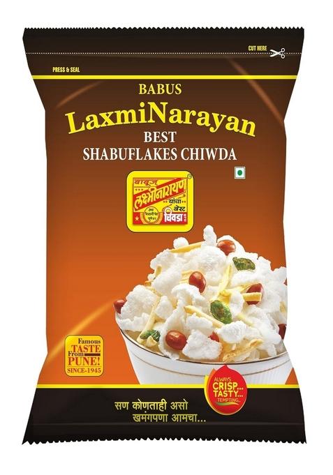 BABUS LAXMINARAYAN Fresh & Delicious Shabuflakes Chiwda (1 Count)_250Gm