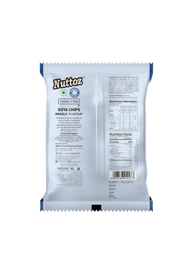NUTTOZ SOYA Chips Masala
