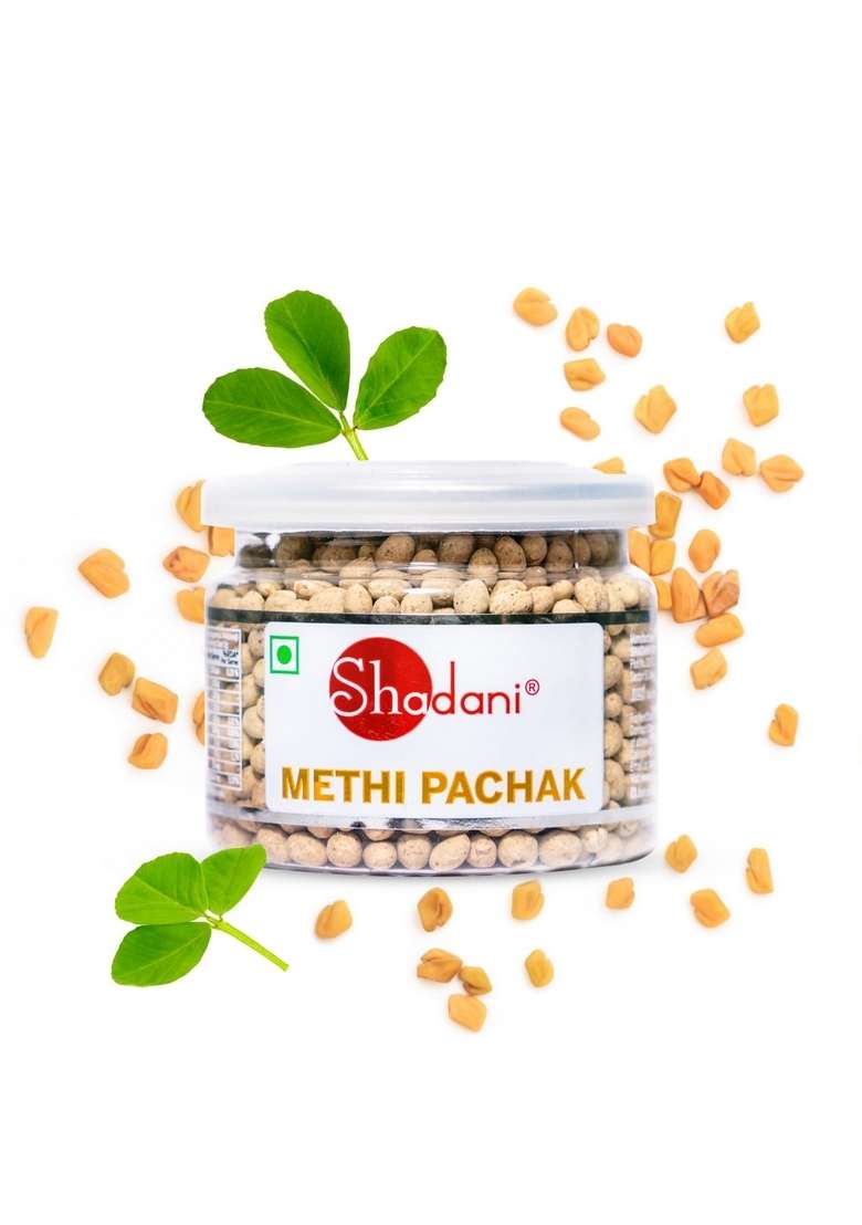 Shadani Methi Pachak 55g Jar | Spicy & Tangy Indian Digestive Fenugreek Seed with Traditional Spices - Indya