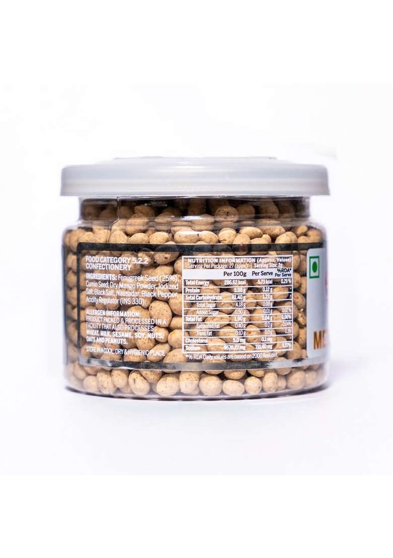 Shadani Methi Pachak 55g Jar | Spicy & Tangy Indian Digestive Fenugreek Seed with Traditional Spices - Indya