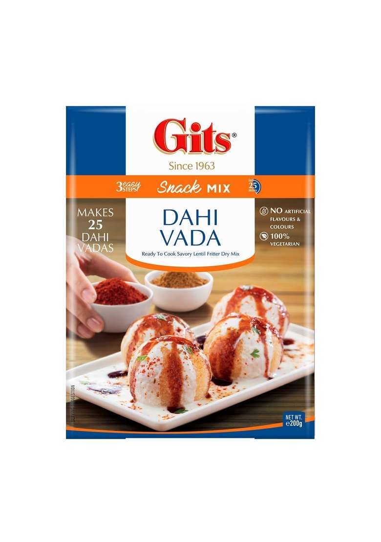 Gits Instant Dahivada Snack Mix, 200g - Indya