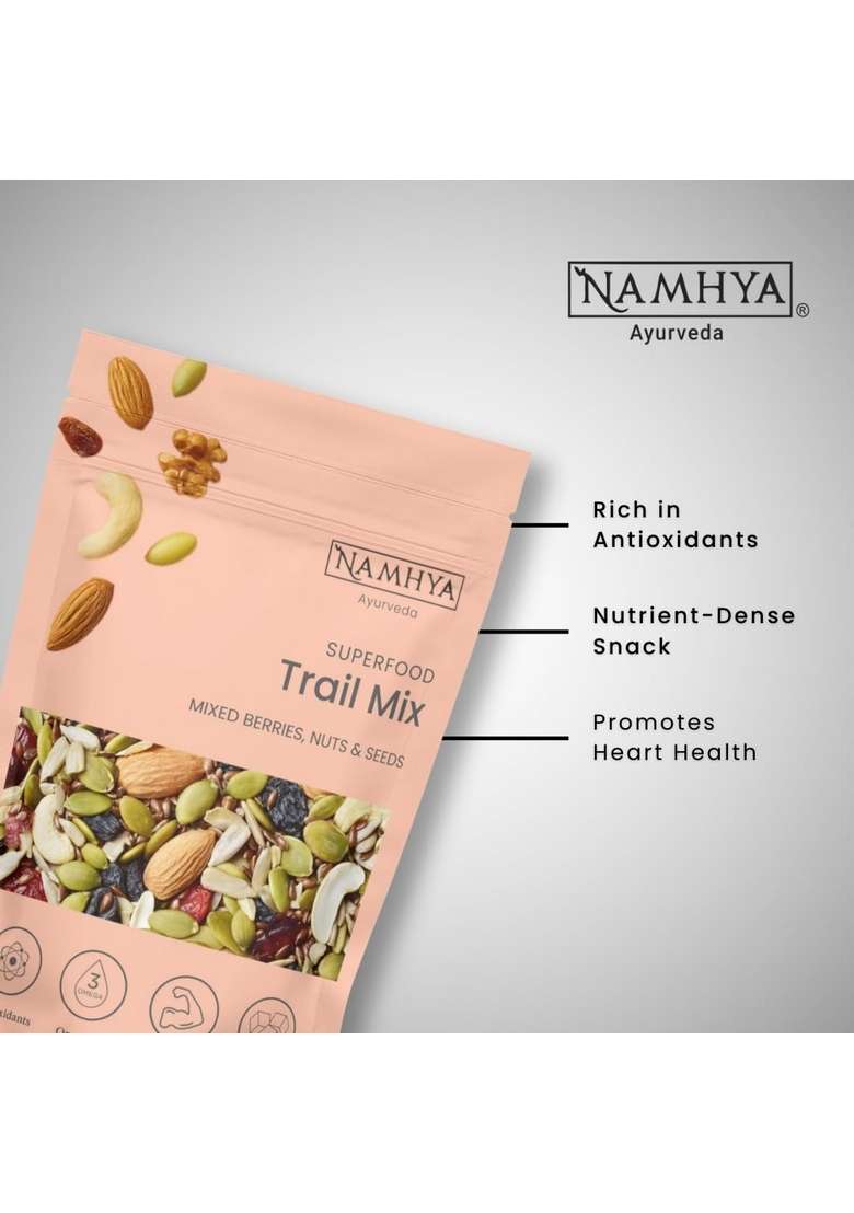 Namhya Dry Fuit Mix High Protein & Fiber-Rich: A nutrient-dense Trail that supports energy, muscle health, and digestion ideal for active individuals growing children. - Indya