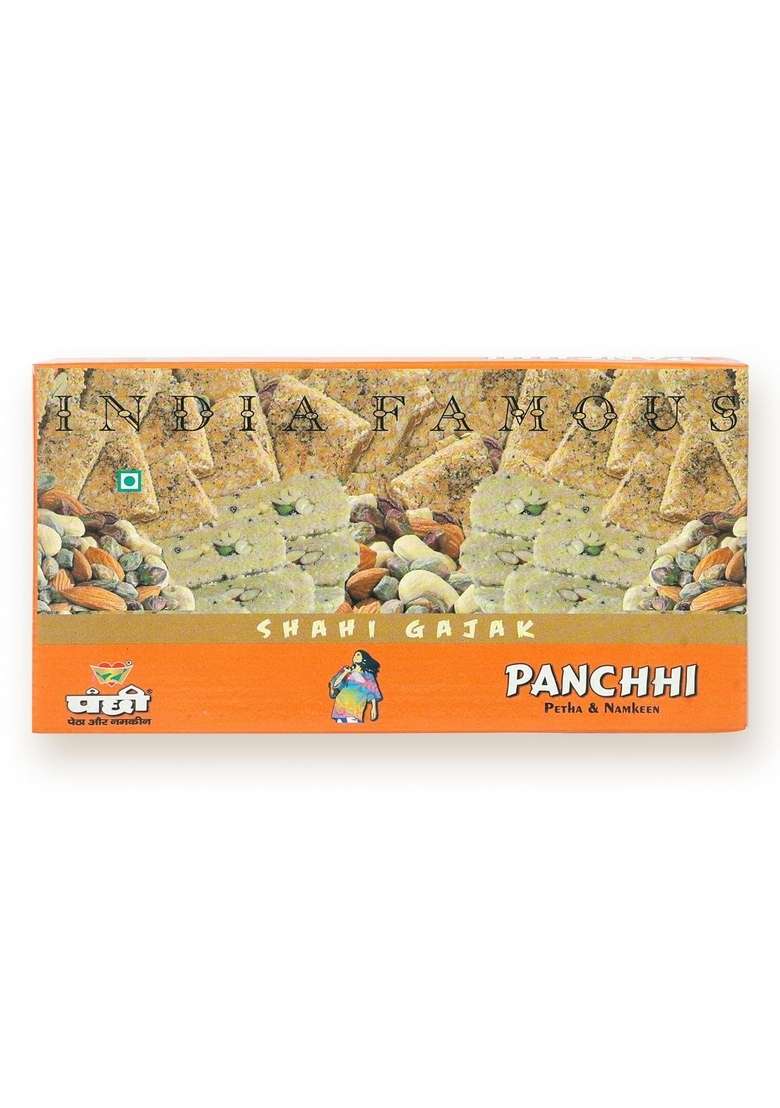 PANCHI KA PETHA AUR DALMUT Panchhi Shahi Gud Gajak 1Kg - Homemade Traditional Agra Gazak (Since 1926), Gajjak Made with Sesame Seeds, Gur & Dry Fruits | Crispy Tilkut Chikki, Healthy Jaggery Sweet for Winter, Festival Gift - Indya