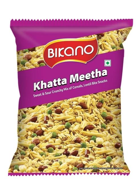 BIKANO Khatta Meetha Namkeen | Crunchy & Tasty mixture, 500g Pack