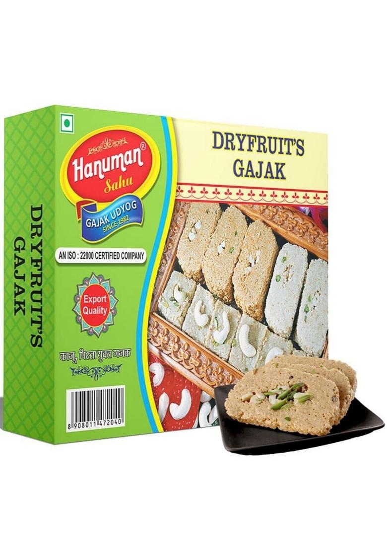 HANUMAN SAHU GAJAK UDYOG DRYFRUIT GUD 500GM