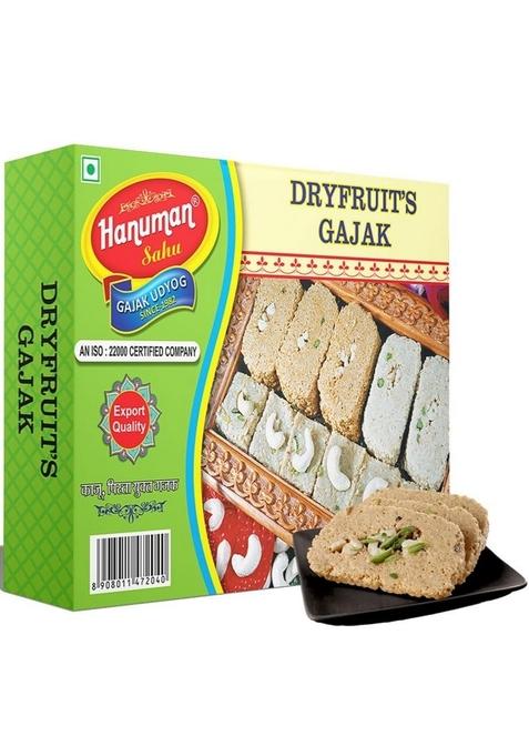 HANUMAN SAHU GAJAK UDYOG DRYFRUIT GUD 500GM