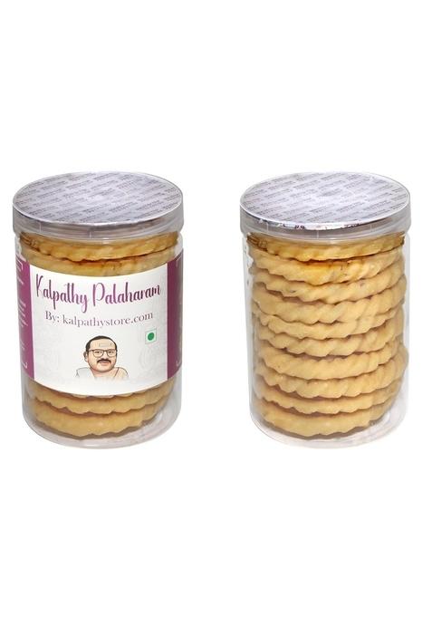 KALPATHYSTORE Kai Murukku | Handmade Butter Chakli Traditional South Indian Snack Made with Coconut Oil 10 Nos Pack