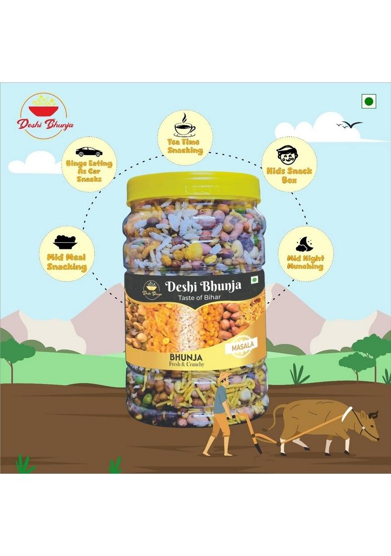Deshi Bhunja Bihar Special Masala Mix, Mix Bhuja Bihari Style (400 gm, Masala)
