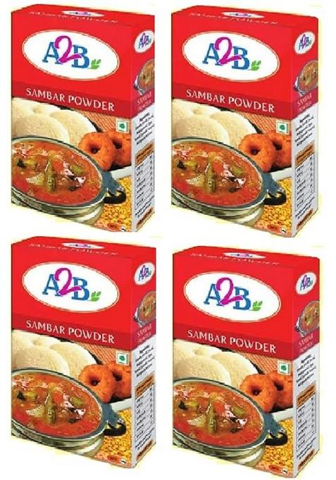 A2B Adyar Anand Bhavan Sweets and Snacks South Indian Special Sambar Powder (Pack of 4 * 100 GM)