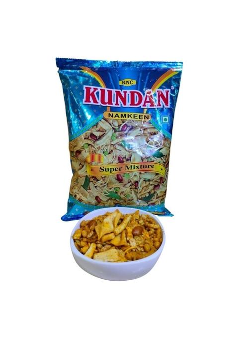 KUNDAN NAMKEEN Super Mixture Crispy & Crunchy Spicy Snacks Indian Mixture, Pack of 1