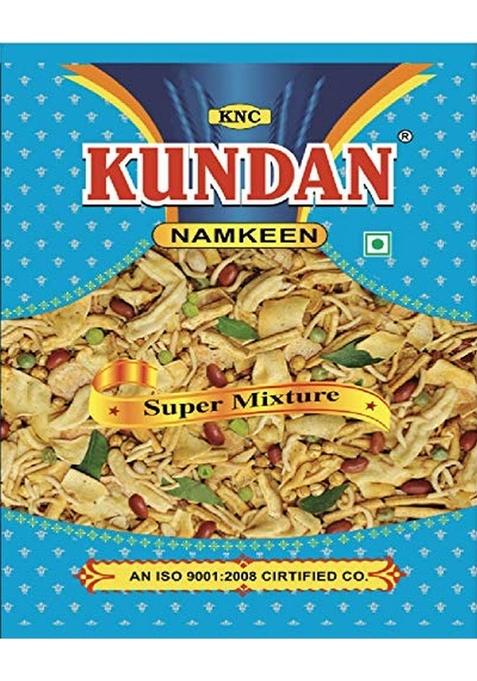 KUNDAN NAMKEEN Super Mixture Crispy & Crunchy Spicy Snacks Indian Mixture, Pack of 1