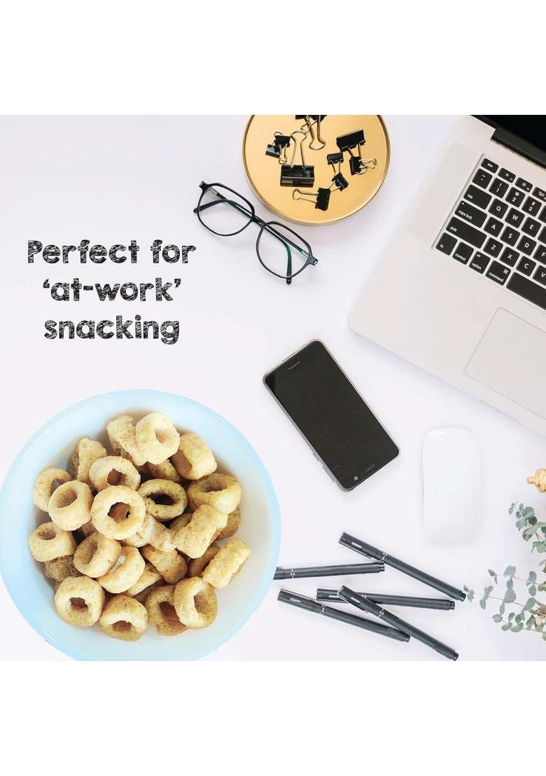 SelfCare By Suman Agarwal Quinoa Loops Pack of 1 100g | Healthy & Non Fried Savoury - Snacks Namkeen Grocery Spicy Crunchy Chatpata Tea time Snacking Diabetic Jain Travel Friendly - Indya