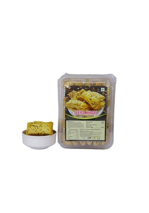 KUNDAN NAMKEEN Flaky Puff Pastry Biscuits | Crispy Tea-Time Snack Handmade Khari Light, Buttery & Crunchy 250 g Pack, (Pack of 2)