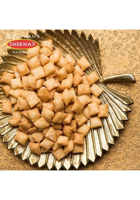 SHEKHAJI Namak Para 400 gm (Pack of 2-200 each) | Namakpara Tea Time Snack Authentic Handmade Namkeen from Rajasthan Pare Ready to Eat Snacks Party