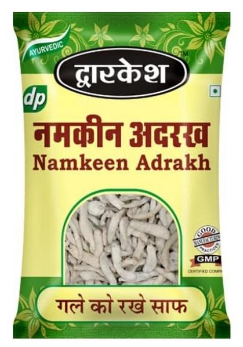 Dwarkesh Namkeen Adarkh 4x50 g (Ginger Candy) Churan Mouth Freshener, Digestive, After-Meal Snack with Adark