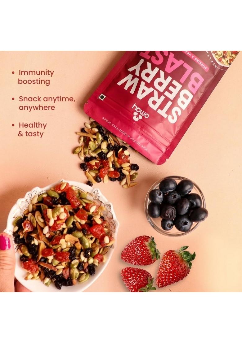 Omay Foods TRY IT ALL COMBO PACK (Pack of 6) I Roasted Oil-free Snacks Healthy Indian Snack, Trail Mixes Non fried Guilt-free Snack Namkeen for Weight Loss