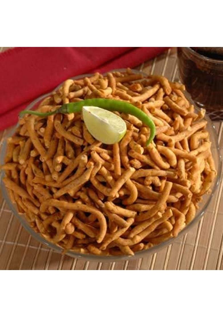 FreshoCartz Special Rajasthani Khokha Sev | Jadi Ganthiya/Gathiya Spicy Sticks Namkeen Snacks (100gram)