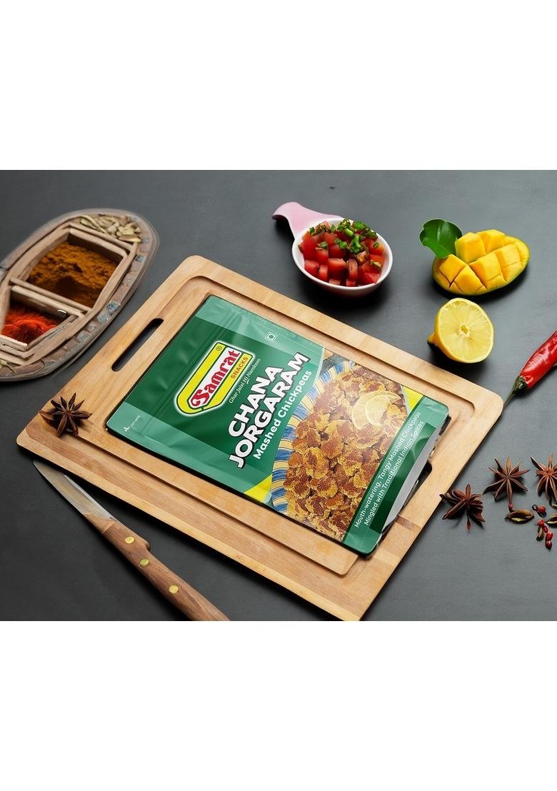 SAMRAT | Chana Jor Garam Mashed Chickpeas Namkeen Flavorful Snack to Satisfy Your Craving Ghar Jaisi Hi (1 KG)