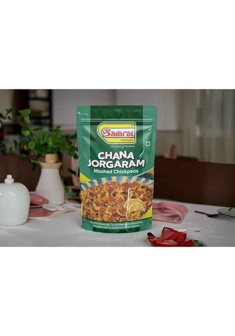 SAMRAT | Chana Jor Garam Mashed Chickpeas Namkeen Flavorful Snack to Satisfy Your Craving Ghar Jaisi Hi (1 KG)