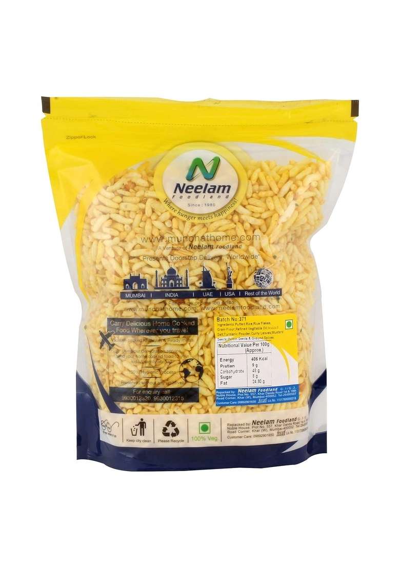 Neelam Foodland Low Fat Diet Bhel, 400g - Indya