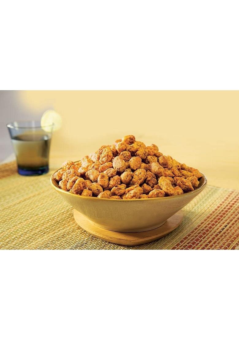 Aakash Namkeen Tasty Peanut | Masala Coated Peanuts Crispy & Crunchy Ready-to-Eat Zero cholesterol 350 Gm