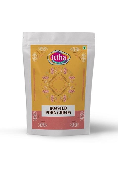 Ittha Poha roasted Chivda | Maharashtrian namkeen minimal oil made in sunflower oil| 250g pack