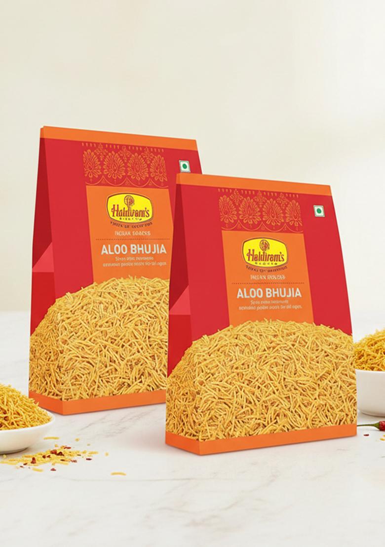 Haldiram's Nagpur Aloo Bhujia, 400 g (200 x Pack of 2)