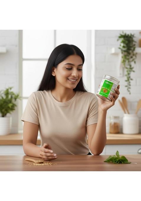 Sorich Organics Millet Nut Mix | Healthy Snack Roasted with Nuts & Seeds Protein Rich, High Fiber Superfood Gluten Free, Vegan, No Added Sugar, palm oil, Blend Cholesteral Free Namkeen For Kids Adults, Office Travel Instant (100gm, Pudina masala)