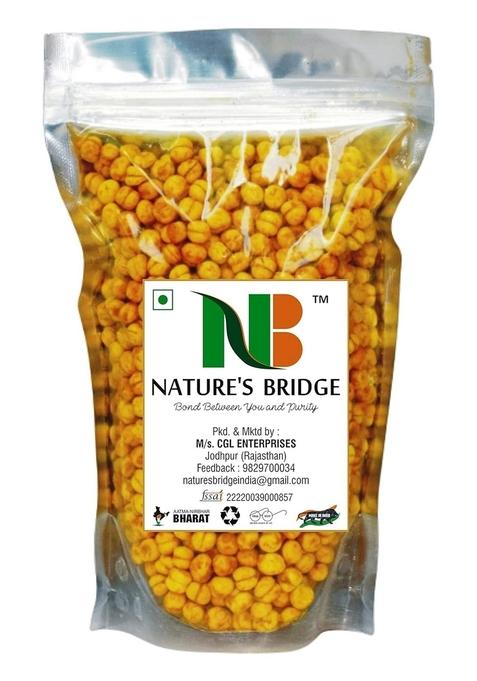 Nature's Bridge Masala Chana | Tandoori Roasted Chickpeas desi Kabuli - (900 gm)