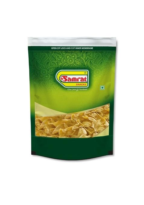 SAMRAT | PAPDI Tangy & Crispy Taste Namkeen| Ghar Jaisi Hi Healthy Snacks| Every Day Fresh Indian Snacks |Traditional (PACK OF 2 (2X400G))