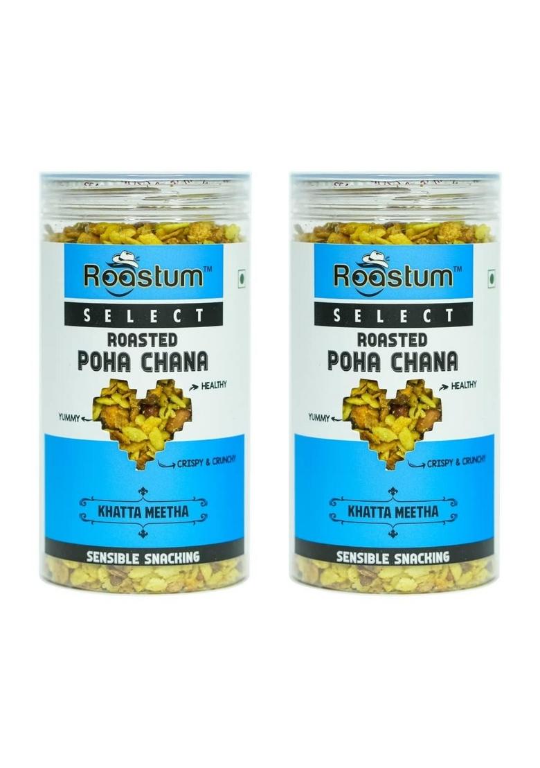 Roastum Roasted Poha Chana Healthy Mixture | No Onion Garlic