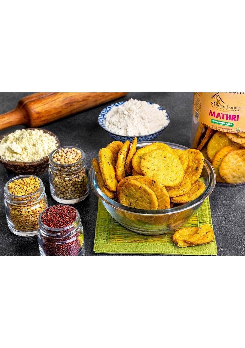 Sandee Foods Multigrain Mathari (400 Gm)