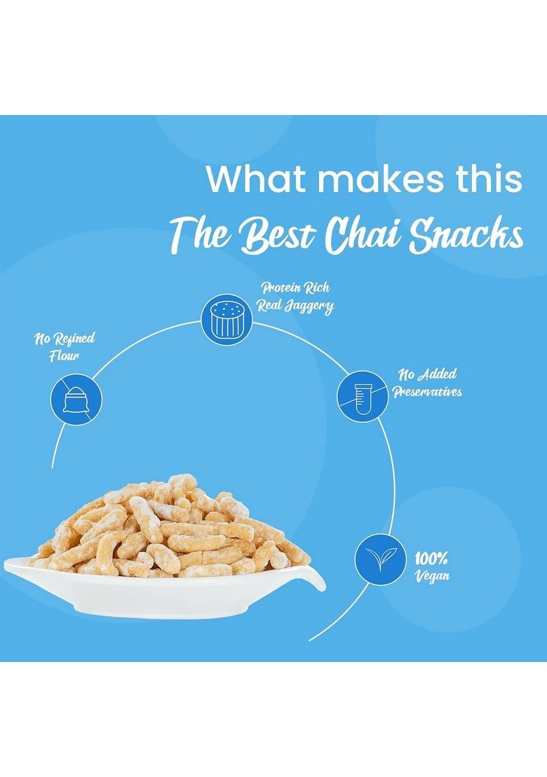 THAKAR SugarSirni 400g | SirniSweet.Snack Traditional IndianSweet Sugar-Coated Pare Sweet Tea-TimeSnack Festival SweeTSnack Crispy SweetSirni Indian Festive Namkeen